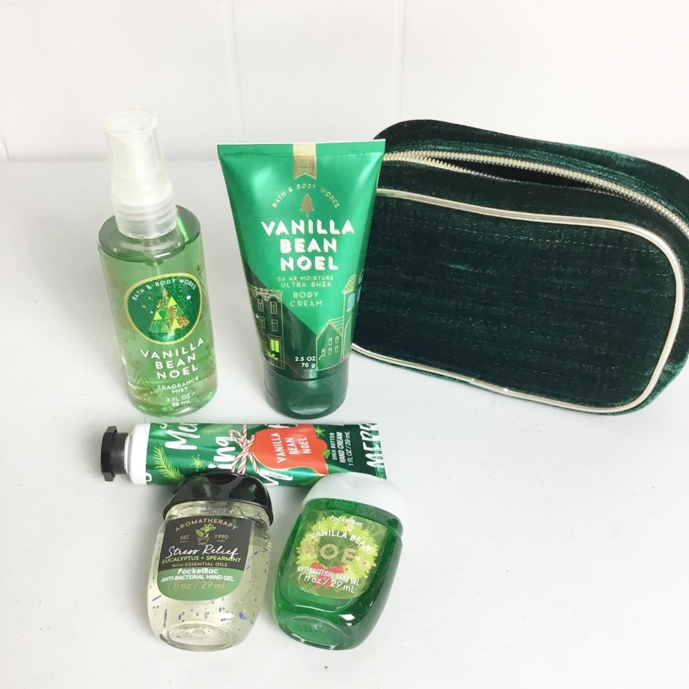Bath and Body Works Vanilla Bean Noel Set New